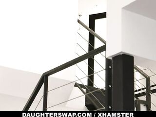 DaughterSwap - Teen Angels Get Lewd For Step Daddy Dick