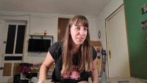 Long blowjob before he puts it on me