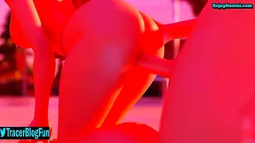 Wendys Hot Hentai Pool Encounter Ignites with Tempting Seduction