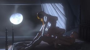 Lara Unleashed With Car Toon And Lara Craft