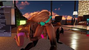 Amina and Milena fave sex in game 3DX