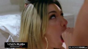 BLACKEDRAW Gorgeous Little Baddie Demi Hawks Can Barely Fit Hollywood's Monster BBC