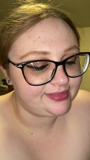 Plus-Sized White Woman Sucks Mexican Man's Thick Cock
