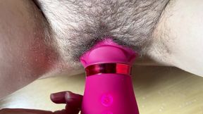 Crazy Pussy Linking with a Toy Makes Me a Big Squirt!