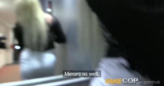 Fake Cop Policeman escorts MILF home for sex