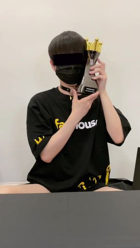 Awards 2025 Best Male Solo Scene Trophy Unboxing and Cum Celebrate