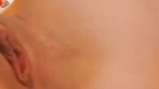 Anal Exploration - Closeup View of Ass play using dildo & fingers on blonde babe