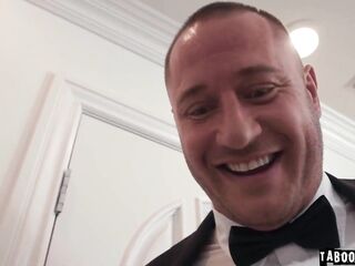 Bride GROUP-FUCKED on her wedding day!