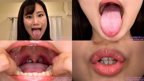 Mika Horiuti - Erotic Tongue and Mouth Showing