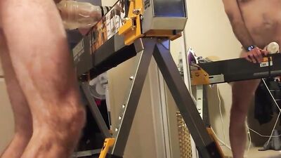 V2 Pumping my seed into my fleshlite with intense cum