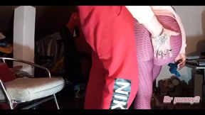 Dr Pussy2 - Ebony From the Gym Married Wanted to Fuck Her Husband with Her Personal Trainer in His Attic and Let Herself Be Fuck