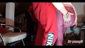 Dr Pussy2 - Ebony From the Gym Married Wanted to Fuck Her Husband with Her Personal Trainer in His Attic and Let Herself Be Fuck