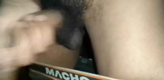 Pee Bathroom Black Big Cock Handjob Fuck My Indian Man Chet Enjoyed
