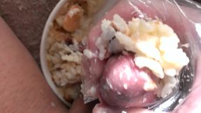 【Compilation】Japanese guy masturbation with food