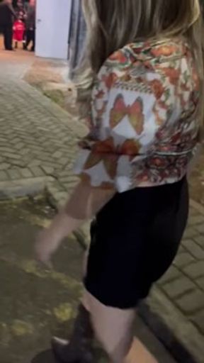 Pissing in front strangers