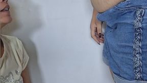 punishing the thin girl for misbehaving