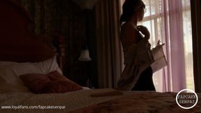 Sheer Lingerie Implied Nude Striptease