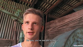 Blond Twink Gets Paid From A Random Stranger To Have Sex With Him - CZECH HUNTER 554