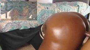 Deep fucking with busty ebony babe