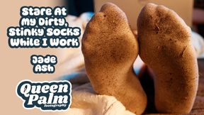 Stare At My Dirty Stinky Socks While I Work (POV Dirty Socks) - Featuring Jade Ash