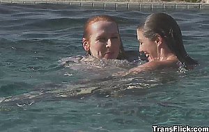 Ella Nova fucked by red headed TS Shiri Allwood