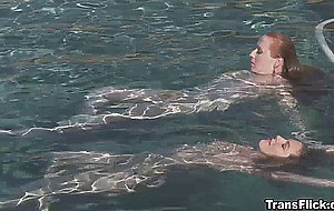 Ella Nova fucked by red headed TS Shiri Allwood