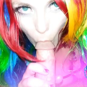 Raver Girl Vapes And Blows - MoxiBluez