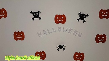 Halloween com mariana torres e adalto foi muito top a brincadeira com muito sexo com direita a sexo anal