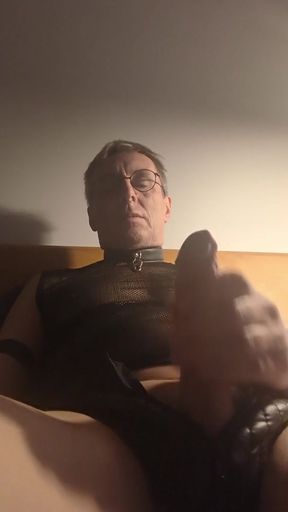Horny jerked off and cumshot