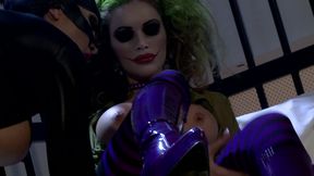 Joker fucks his slutty helper and gorgeous Catwoman