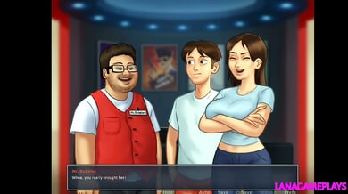 Animated couple navigates love and awkward moments in a digital parody saga