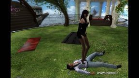 A885 Lady Kara Blackrose in Trampling 3D