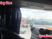 Quick Public Transportation Flashing Tits By Gorgeous Filipina Transgender Girl