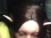 Elf blowjob