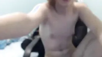 Cute Crossdressing Twink Puts on a Solo Show