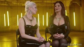 ”Lusty cougars playing with sex toys”