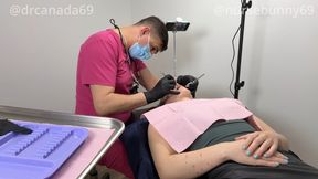 Let's See If Nurse Bunny Has Any Cavities Side Angle 4K