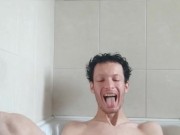 Laying in my bathtub and pissing on my body and drinking piss
