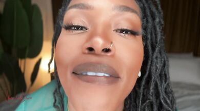 Nasty Unbrushed Tongue Punishes Your Mouth While That Ebony Lady Dominates