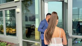 Cheating Busty PAWG Wife Fucks BBC & Husband Begs to Watch