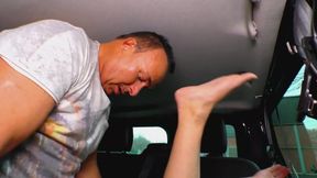 Busty milfs got fuck in the car full compilation