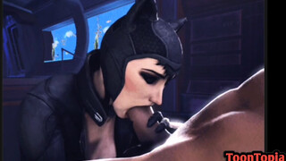 CATWOMAN Hentai Parody - Cartoon Porn