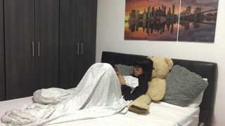 I masturbate my pussy thinking about my lover and make a video