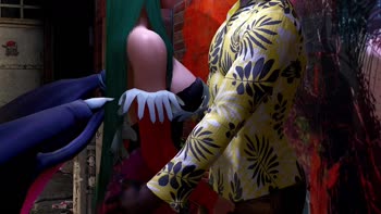 Succubus Queen Morrigan's Vampire Temptation with szyca