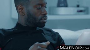 MaleNoir.com - Interracial anal sex with hung gays Pierce Paris and Taye Scott fuckin