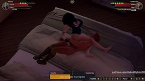 Natasha VS Adeline Vauj (Naked Fighter 3D)
