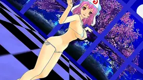 Yuyukos Curves Spark Forbidden Lust in Sultry MMD Encounter