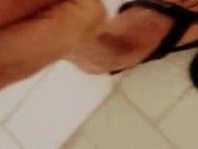 Baño y juego con mis pies