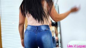 Latina MILF Sheer and Transparent Bodysuit Try on with Lisa X Lopez