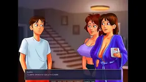 Miss Johnson Tempts Her Neighbors into a Steamy Summer Tryst in Summertime Saga